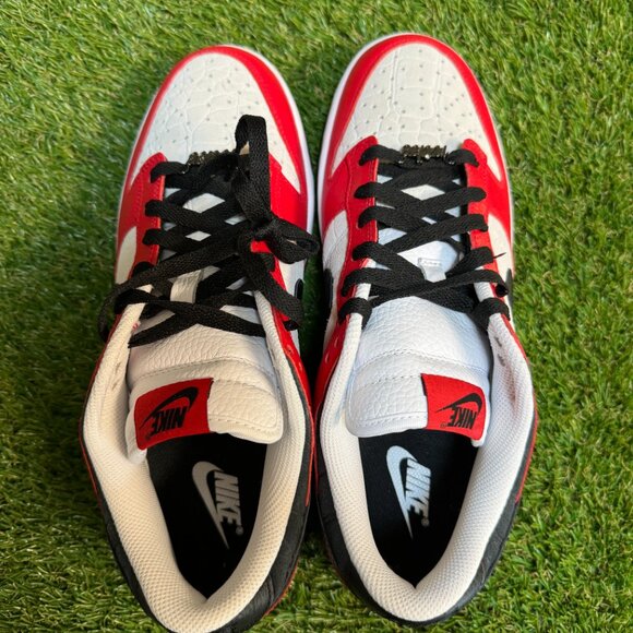 Nike By You Dunk Low Chicago Red Black White FJ2253-901 Men\'s Size 11 NEW main image 5